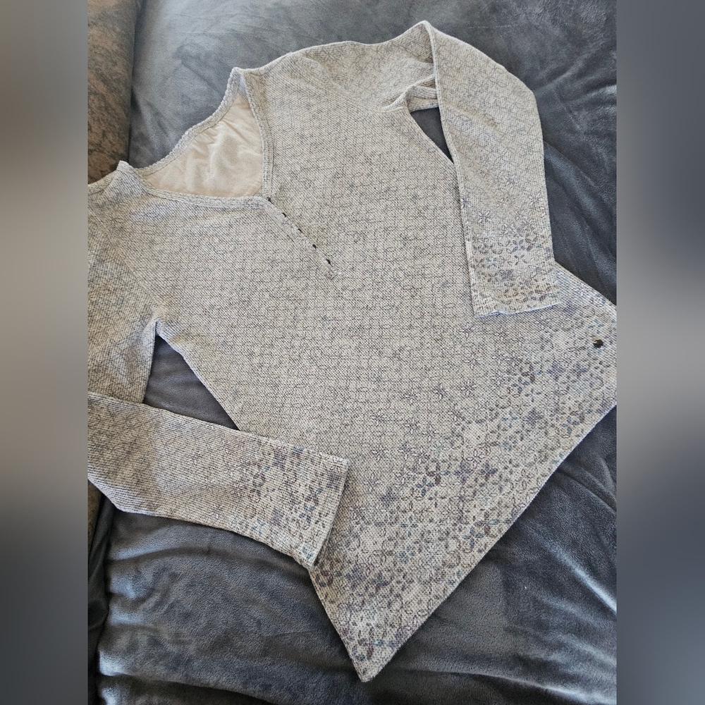 Eddie Bauer Germany Waffle Henley Med.